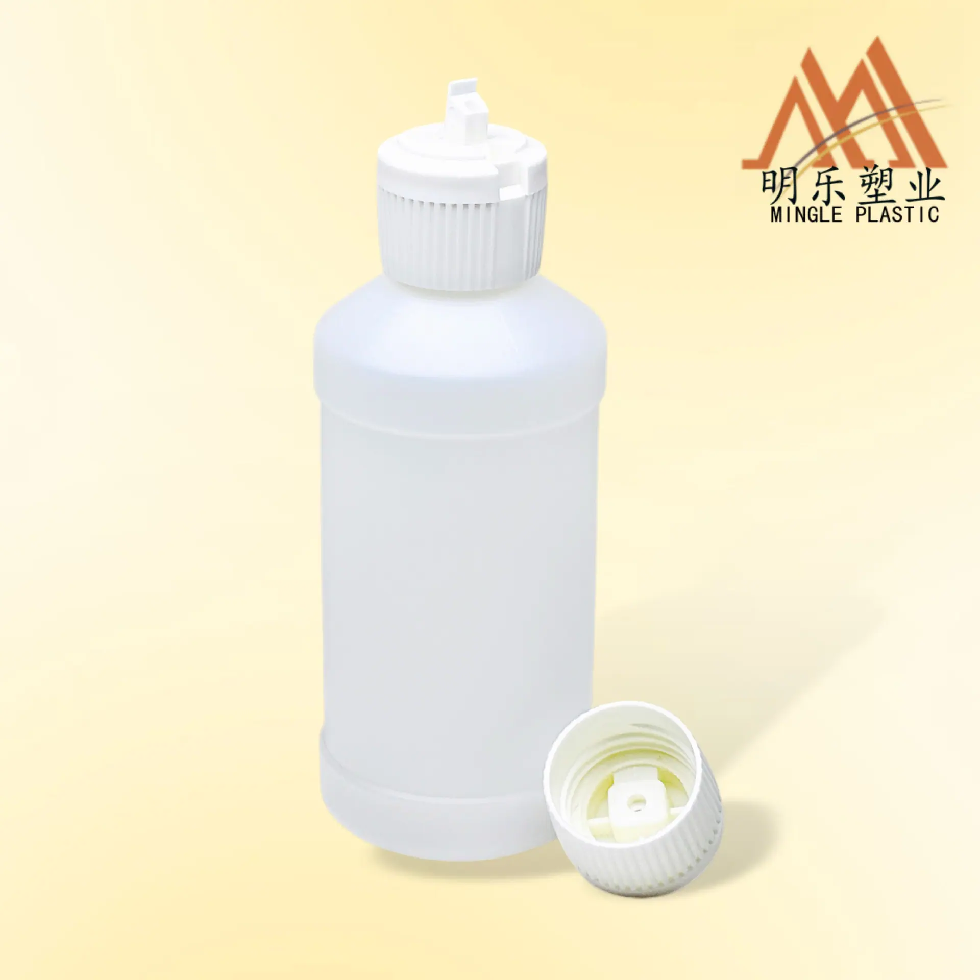 250ml标槽颜料PE瓶-08炮台盖