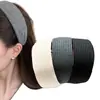 Faixa de cabelo cinza com linha do cabelo alta e borda larga para mulheres, novo estilo 2026, para uso diário externo, arco de cabelo, elástico de cabelo, presilha de cabelo, acessórios de cabelo