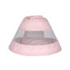Colar Elizabetano Respirável para Pets Cruzamento de Fronteiras Patchwork de Malha Colar de Pescoço Colar de Higiene para Gatos Colar Anti-Lambedura Anti-Mordida para Cães