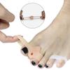 Corrector Separador de Dedos de Doble Orificio Superpuesto Antidesgaste Separador de Dedos Auxiliar Hallux Valgus Ortopedia para Huesos del Pie