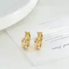 2026 Novos Brincos Dupla Camada da Moda Simples Estilo Japonês e Coreano para Mulheres, Versáteis para o Dia a Dia, Acessórios de Orelha Minimalistas e Elegantes