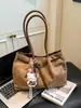 Bolso Transfronterizo de Ante para Mujer, Gran Capacidad, Nuevo Bolso de Hombro Retro Mate Otoño e Invierno 2025, Bolso Tote para Viajar
