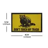 Bolsa Táctica de Mapache Linda con Parche Bordado Accesorios para Bolsas Pegatina Insignia de Animal Mapache de Dibujos Animados para Bolsas y Ropa