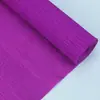 Papel de regalo para flores frescas de 48 colores, ramo de dibujos animados, materiales para arte floral DIY hechos a mano, papel crepé, papel con borde enrollado, papel crepé de color liso enrollado