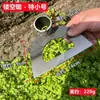 Azada Cóncava para Deshierbar, Pala de Acero con Hoja de Sierra Engrosada, Pala Grande de Acero Duradero con Mango Largo Agrícola para Césped y Remoción de Tierra, Amazon