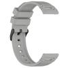 Para Huawei Watch GT5 46mm Watch GT4 Raya Vertical Camino Color Sólido Correa de Silicona Relleno de Aceite Doble Color