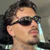 Óculos de Sol Esportivos de Ciclismo Y2K Retrô para Uso Externo Óculos de Sol Estilo Milênio Hot Girl Femininos Transfronteiriços Óculos de Sol de Alta Qualidade
