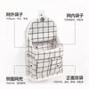 Bolsa de almacenamiento impermeable para colgar artículos escolares, tela para baño, dormitorio, mesita de noche, pared, libros, artículos diversos, bolsa de almacenamiento colgante
