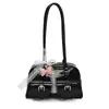 Bolsa de Ombro Casual Urbana Simples Estilo Coreano para Mulheres Moda Verão 2026 Nova Doce com Laço Tendência