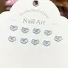 Nueva Resina Hielo Transparente Estampado Leopardo Corazón Estrella Manicura DIY Funda para Teléfono Móvil Accesorios para el Cabello Joyería Materiales Accesorios