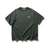 FORN3 2024 Verano Nueva Llegada Camiseta de Manga Corta de Algodón Grueso para Hombre con Estampado Distintivo de Estilo Americano a la Moda
