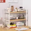 Estante de almacenamiento de escritorio, estantería simple para libros, estantería de almacenamiento multicapa para oficina, estantería de hierro para archivadores pequeños, estantería para libros