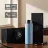 Copo Térmico de Titânio Puro, Copo de Titânio para Infusão de Chá, Copo de Saúde com Infusor de Chá de Camada Dupla, Copo de Presente de Negócios de Alta Qualidade com Separação de Chá e Água