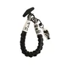 Colgante de Gato Negro Lindo Correa para Funda de Teléfono Móvil Correa Corta para Muñeca Cadena para Colgar Taza de Agua Fuerte y Duradera Universal para Teléfono Móvil