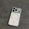 Adequado para iPhone 18 Pro Max, Capa de Celular Magnética Dissipadora de Calor com Sensação de Pele em Cor Contrastante, Capa Protetora Fosca Anti-Queda para Apple 17