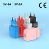 Carregador Padrão Europeu 5V2A/1A Porta USB Única Certificado Adaptador para Celular Atacado de Fábrica Certificação Padrão Europeu