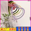Pulseira de Silicone Coração Cor Doce Cor Sólida Universal Para Todos os Celulares Estilo Japonês e Coreano Pulseira de Pulso Acessórios para Celular Meninas