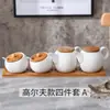 Juego de Tarros Cerámicos para Condimentos del Hogar Botella Tarro para Condimentos Caja para Condimentos Tarro para Sal Tarro para Chile Suministros de Cocina Caja para Condimentos Nuevo Producto