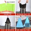 Bolsa de basura con cordón grueso para el hogar, portátil, para cocina, grande, negra, de plástico, para limpieza automática.