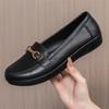 Zapatos de Plástico Impermeables para Mujer Verano 2021 Nuevos Zapatos de Punta Mocasines Estilo Británico Negros Formales Profesionales para el Trabajo