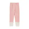 Pantalones base para niña Wuli Bu 2026 nuevo estilo elásticos con felpa ajustados largos almacenamiento de calor y calidez pantalones para niños modernos
