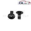 Adecuado para Toyota y Lexus, arandela de tornillo de revestimiento de guardabarros de nailon negro de 5 mm 90189-06013
