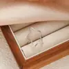 Anillos de Acero de Titanio Europeos y Americanos de Moda con Diseños Geométricos de Plantas, Frutas, Fresas, Espigas de Trigo y Estrellas de Cinco Puntas, Anillos Abiertos Ajustables