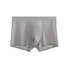 Ropa interior para hombre, calzoncillos tipo bóxer con estampado sin costuras de seda de hielo, entrepierna que cambia de agua, ropa interior fina, antibacteriana, transpirable y color piel.