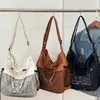 2026 Nueva Moda Casual Bolso Tote Grande de Capacidad para Mujer, Bolso Cruzado de Hombro, Bolso de Lona de Moda para Viajar