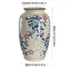 Novo Vaso Cerâmico Estilo Chinês para Arranjo de Flores, de Alto Padrão, Nicho, Estilo Vintage, Porcelana Azul e Branca, Vaso para Hall de Entrada, Ornamento Cerâmico