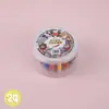 Crayons de Amendoim Não Sujam as Mãos, Crayons de Plástico Laváveis, 24 Cores Não Tóxicas para Crianças, Pegada Corretora para Jardim de Infância, Personalização de Pintura