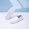 Zapatos de Enfermera de Piel de Vaca para Hombre Planos Antideslizantes Transpirables Suela Suave Piel Genuina Slip-on Casual Versátiles Zapatos de Piel Venta Caliente para Hombre