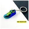 Chaveiro Pingente Sapatos de Basquete Estéreo AJ Modelo de Sapato Galvanizado Boneca Enfeites de Sapato Feitos à Mão Joias Caixa Surpresa