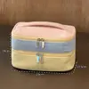 Bolsa de Maquillaje de Doble Capa Modelo Nuevo 2026 con Alto Valor Estético y Gran Capacidad, Conveniente para Transportar al Viajar, Neceser Portátil