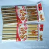 Tienda por Departamentos Dos Yuan Venta al por Mayor Hotel Restaurante Hogar Antideslizante Vajilla Familiar Bolsa de la Fortuna Dorada Tarjeta de Succión Palillos 10 Pares