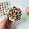 Aprobación Directa de Fábrica de Tallado de Raíz de Bodhi Natural Loto Multicolor Loto Flotante Cuentas Sueltas Pulseras de Juguete DIY Hechas a Mano