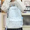 Mochila Hermosa de Estilo Academia, Bolso Escolar de Nicho de Moda para Estudiantes de Secundaria y Preparatoria, Gran Capacidad, Alto Valor Estético, Mochila Ligera de Doble Hombro