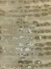 Tela de Bordado Jiaxin Bordado Geométrico Europeo y Americano con Lentejuelas, Tela con Lentejuelas y Perlas, Tela Bordada, Tela de Moda