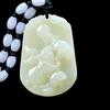 Collar Colgante de Jade Afgano de los Doce Signos del Zodiaco para Hombres y Mujeres, Colgante de Pareja de Joyería de Jade, Signo del Zodiaco del Año de Nacimiento