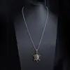 Collar transfronterizo de hip-hop, collar para hombre con estrella de seis puntas, accesorio de colgante exagerado moderno y a la moda, collar personalizado de aleación