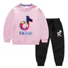 Conjunto de Roupas Infantis Transfronteiriças Novo Primavera e Outono 2026: Conjunto de Moletom e Calça Longa Infantil, Roupa de Algodão de Manga Longa Cor Lisa para Bebês