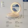 Pintura de areia movediça criativa, carregador de celular, alto-falante Bluetooth, luminária de mesa, decoração, presente de inauguração, presente de casamento, comércio exterior de Ano Novo