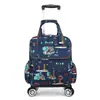 Bolsa de viaje mini plegable ultraligera al por mayor, bolsa de carrito pequeña universal con ruedas portátil, caja de tela para viaje de abordaje