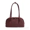 Bolso de Hombro Cruzado a Cuadros Estilo Coreano para Mujer 2026 Nueva Moda para Viajes Diarios Bolso de Hombro Único para Bolos Sensación de Alta Gama Popular