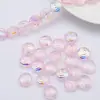 Nuevo colgante de cristal rosa agua cristal morado vidrio semi-AB cuentas accesorios de joyería DIY para pendientes, collares y pulseras
