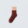 Meias de Cashmere para Crianças Inverno Engrossadas Quentes Meninos e Meninas Meias com Forro de Lã Meias de Pelo de Coelho Meias Infantis Bebê Outono e Inverno Meias de Lã