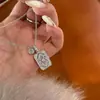 Colar Pingente Totalmente Cravejado de Diamantes para Mulheres, Nicho de Luxo Leve de Alta Qualidade, Tendência Versátil de Novo Acessório