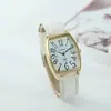 Novo Relógio de Cinto Quadrado da Moda para Meninas Estilo Executivo Relógio de Casal Um Homem e Uma Mulher Marca Xapwv Caron
