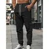 Fornecimento exclusivo transfronteiriço de calças de moletom esportivas versáteis masculinas vintage europeias e americanas com cordão solto, disponíveis para atacado