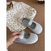 Zapatos Vintage Mao Mao de Boca Baja y Suela Gruesa para Mujer 2024 Nuevo Otoño/Invierno Forrados de Felpa Combinan con Todo Falda Birkenday Mary Jane Zapatos de Algodón